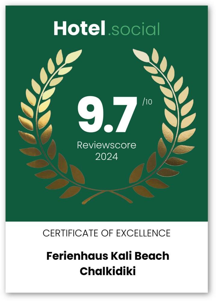 Ferienhaus Kali Beach Chalkidiki Nea Kallikrateia Dış mekan fotoğraf