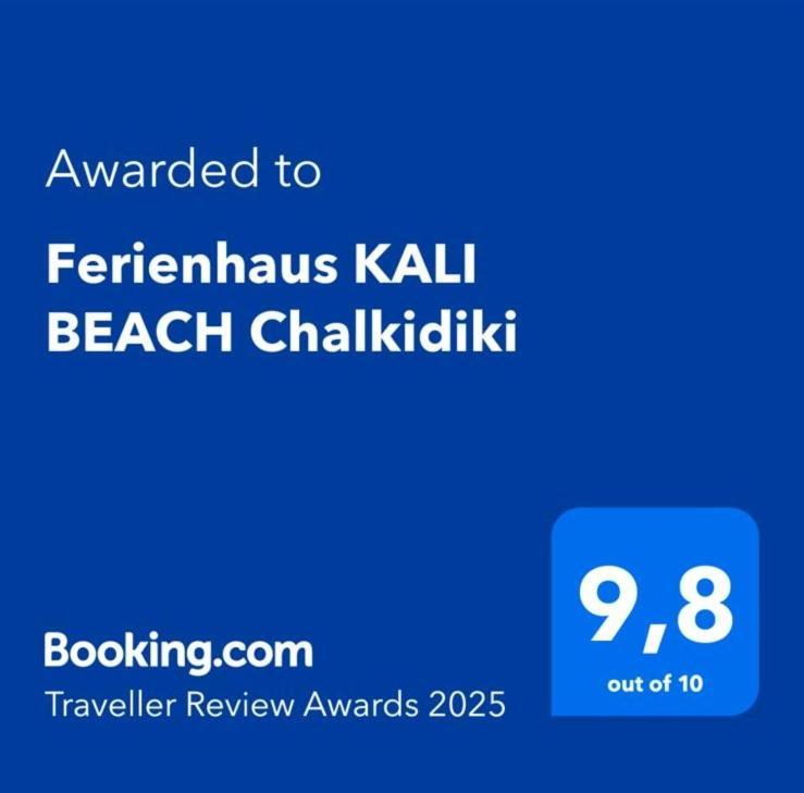 Ferienhaus Kali Beach Chalkidiki Nea Kallikrateia Dış mekan fotoğraf
